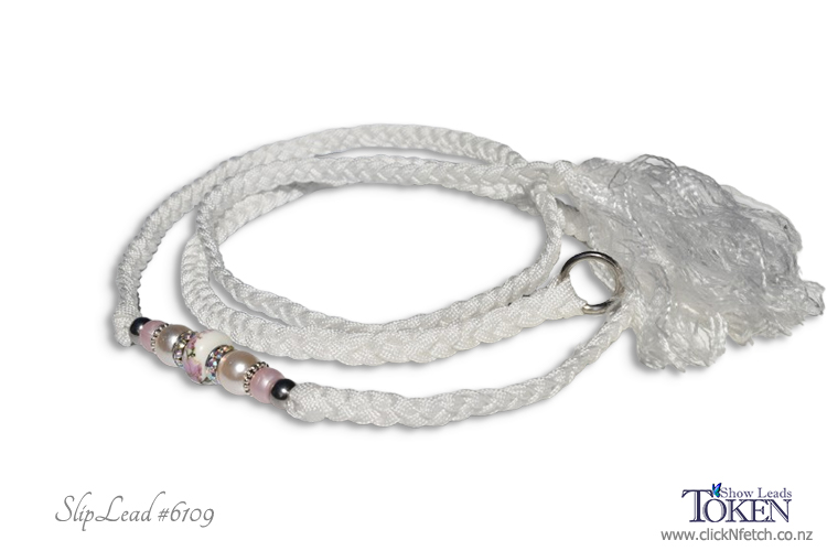 Blush Dog Show Slip Lead
